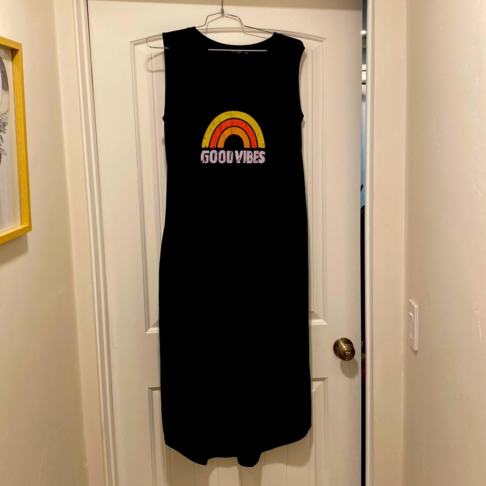 Good Vibes Tank Maxi Dress
